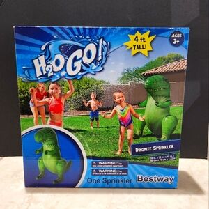 Bestway Dinomite Dinosaur Sprinkler, Kids Inflatable Garden Water
